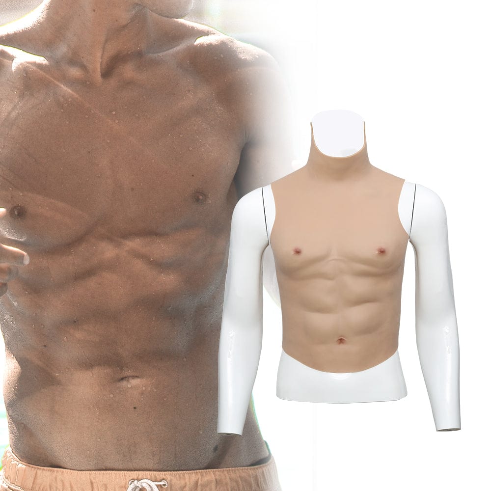 Traje muscular de silicona Macho Chest 4G