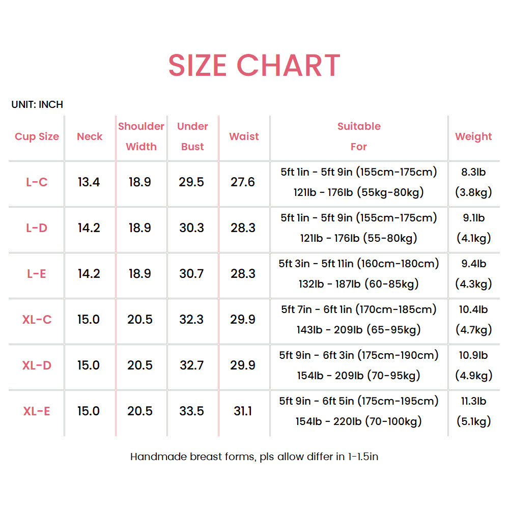 Copa C a E Waffle Interior Pecho Largo Formas 8G
