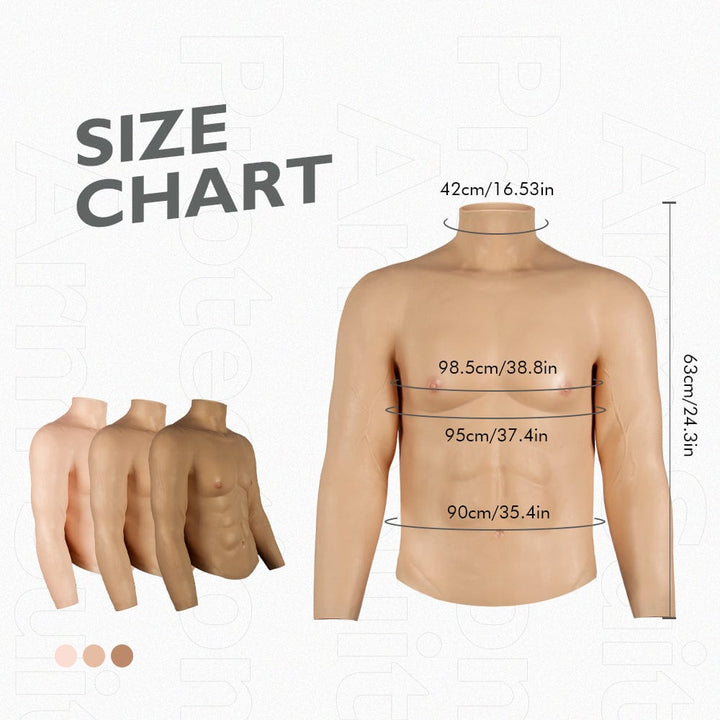 Traje muscular de manga larga 4G