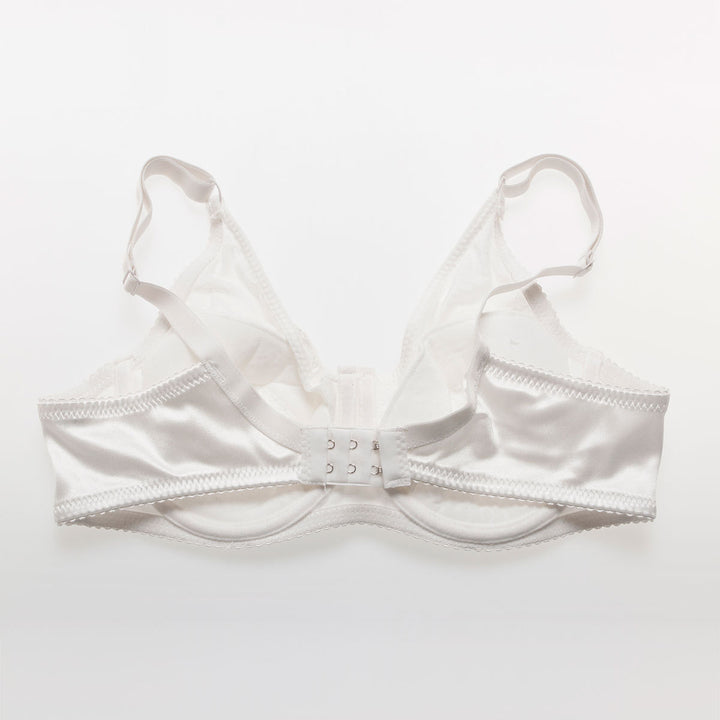 Formas de mama de silicona en forma de lágrima con sujetador de bolsillo blanco