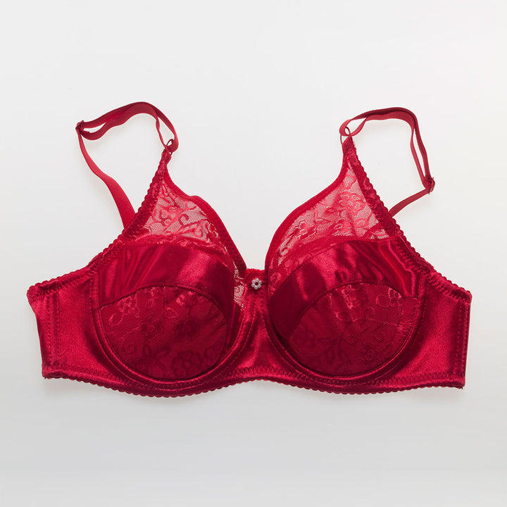 Formas de mama de silicona en forma de lágrima con sujetador de bolsillo rojo