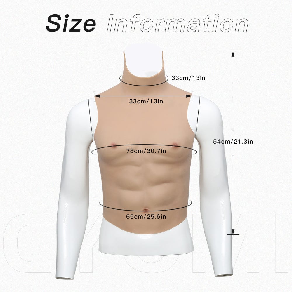 Traje muscular de silicona Macho Chest 4G