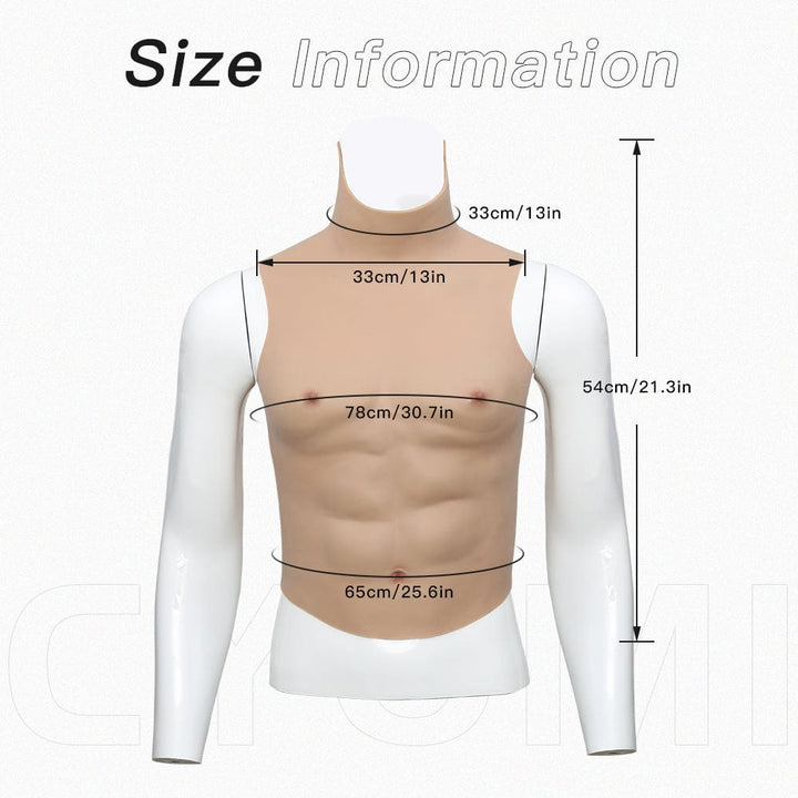 Traje muscular de silicona Macho Chest 4G