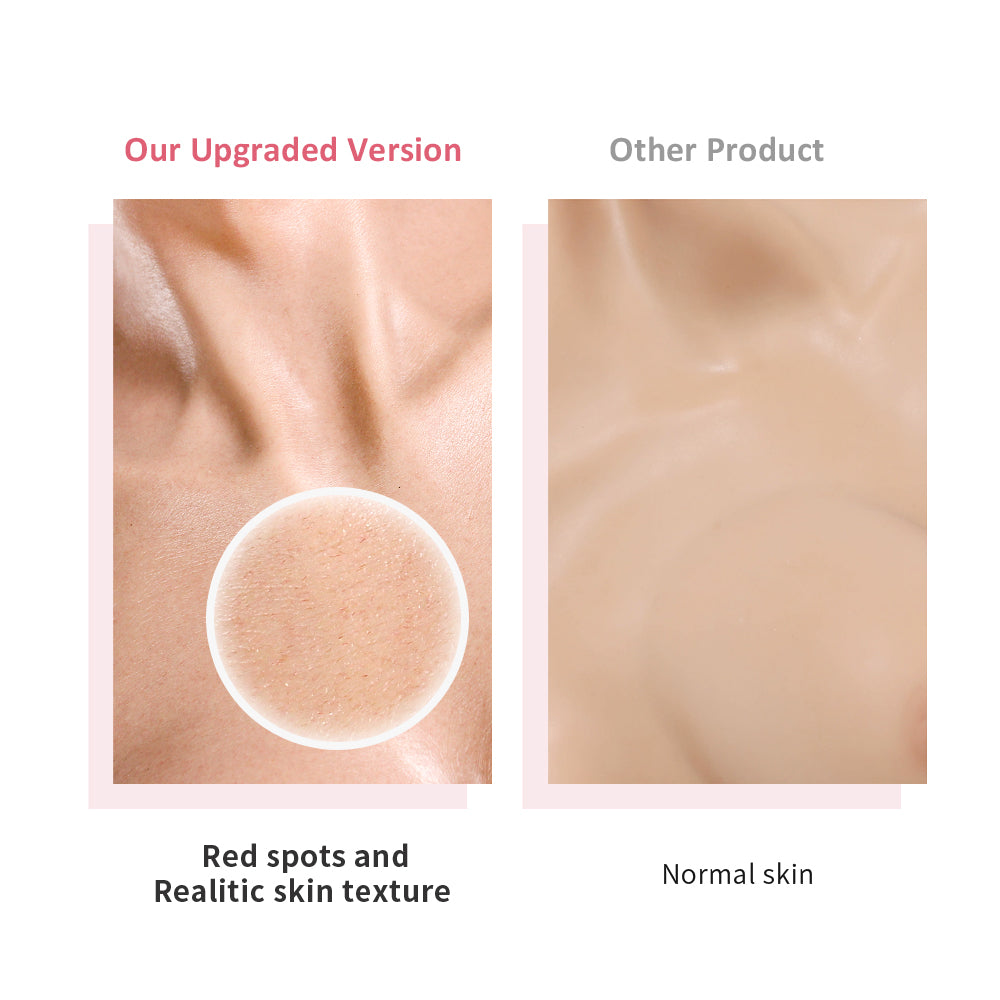 Pechos grandes de silicona, copas de la talla B a la G