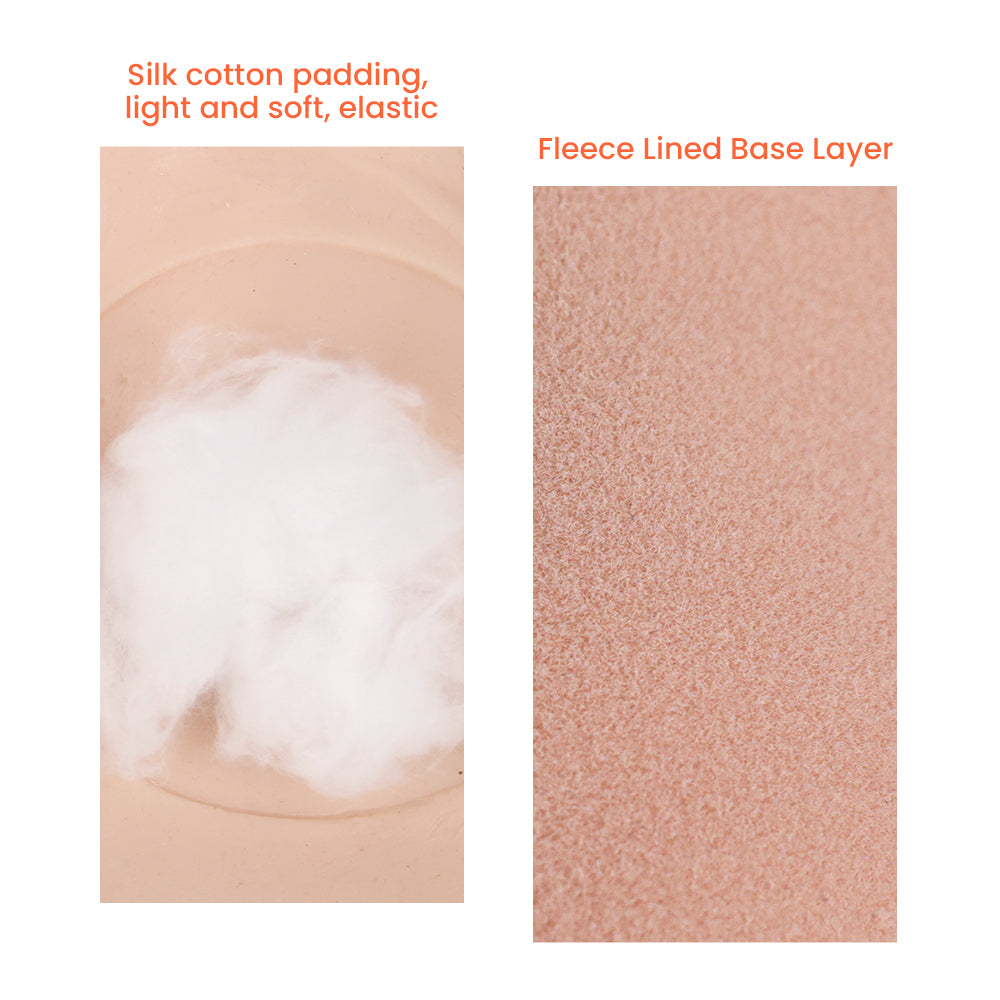 Copa C~F Cuello Redondo Coraza Relleno Algodón Seda 1G