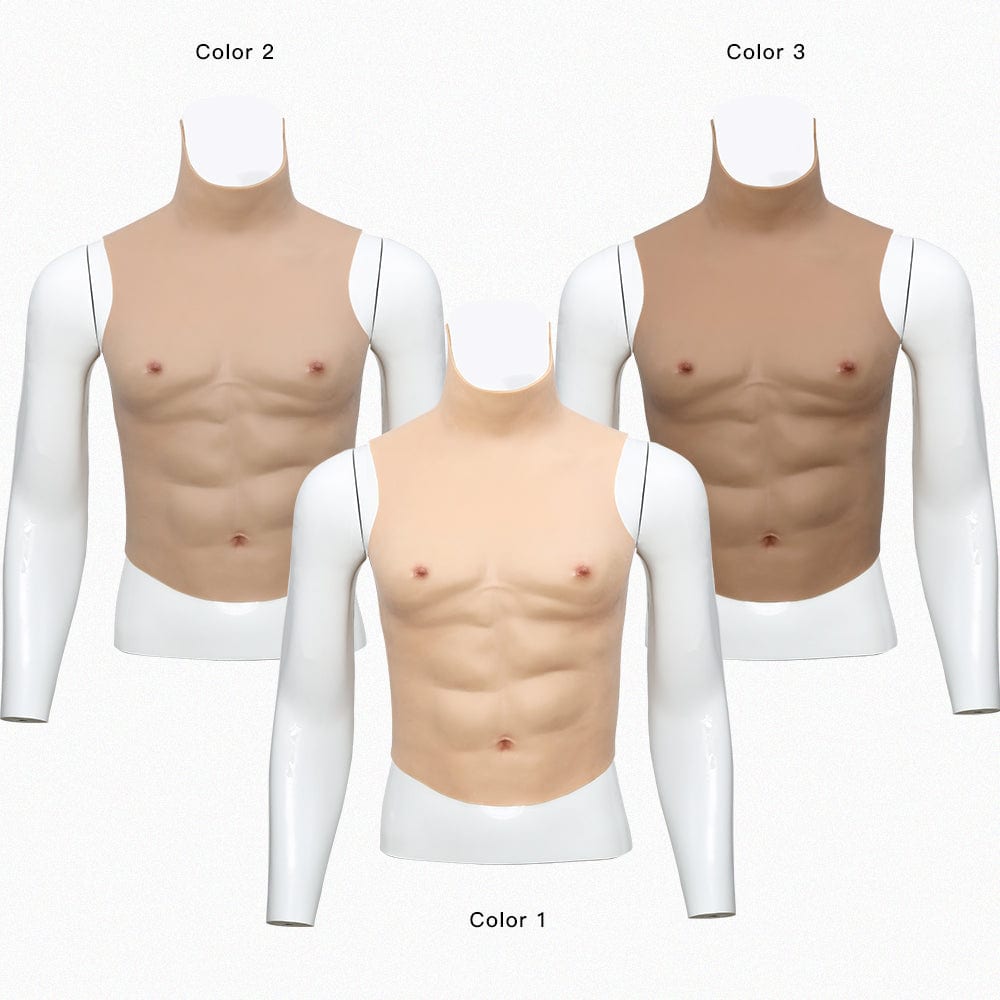 Traje muscular de silicona Macho Chest 4G