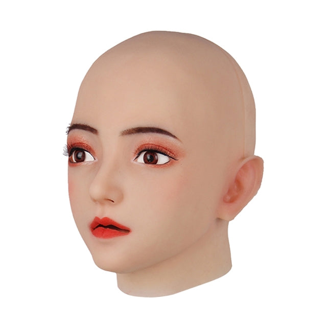 Máscara de cabeza femenina de silicona Emily