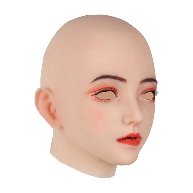Máscara de cabeza femenina de silicona Emily